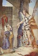 Giovanni Battista Tiepolo Sarch and the Archangel oil